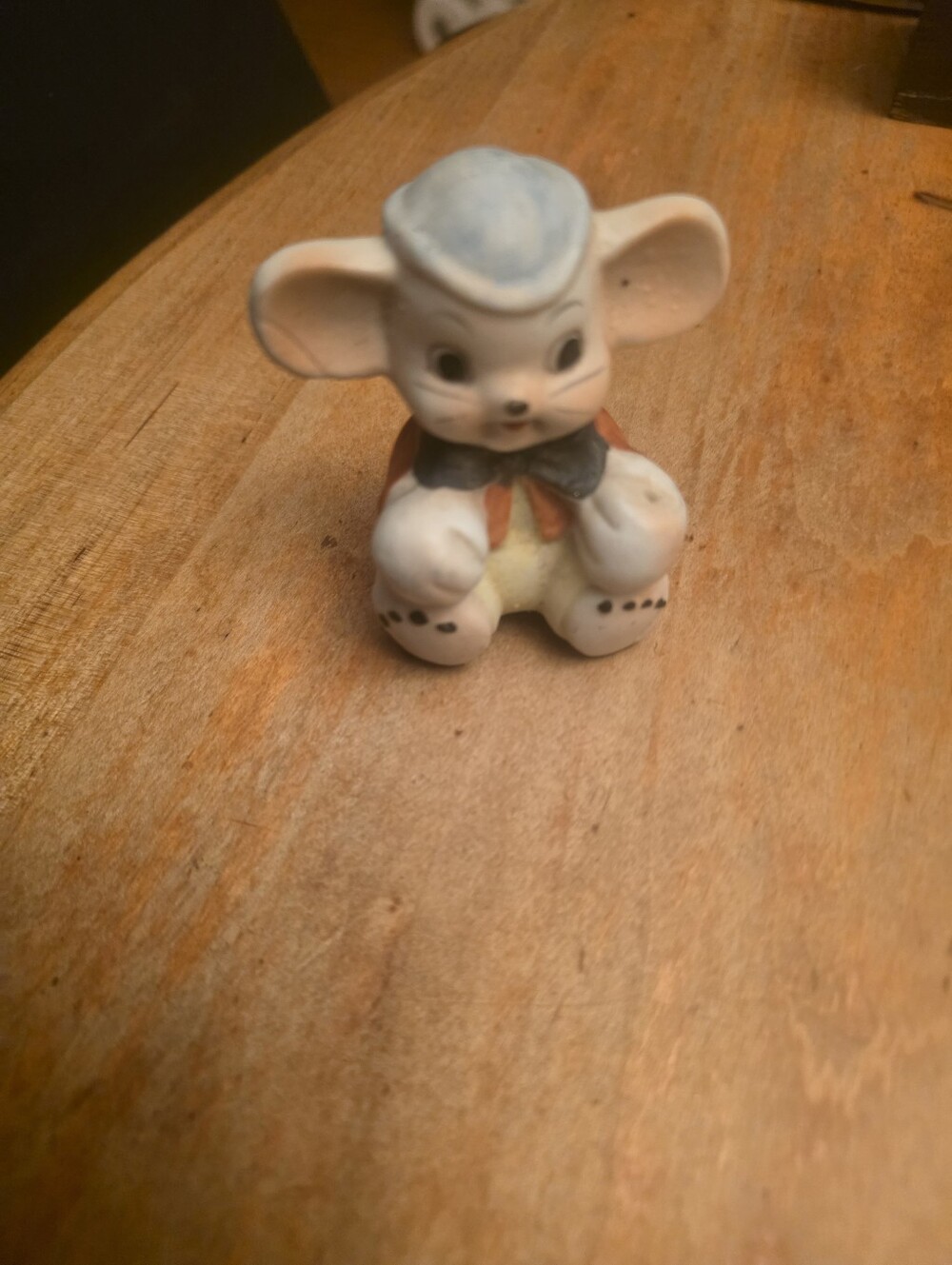 Vintage Ceramic Anthropomorphic Mouse Figurine